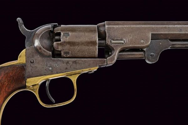 Colt Model 1849 Pocket Revolver  - Asta Una Vasta Selezione di Armi da Fuoco Americane - Associazione Nazionale - Case d'Asta italiane