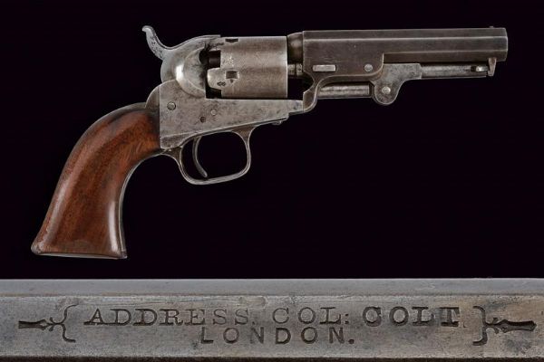 Colt Model 1849 Pocket Revolver, London model  - Asta Una Vasta Selezione di Armi da Fuoco Americane - Associazione Nazionale - Case d'Asta italiane