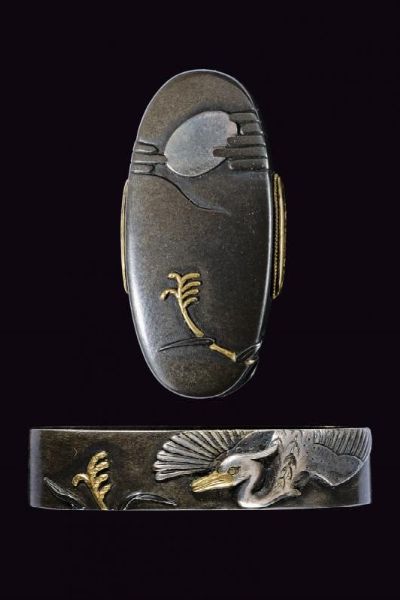 Fuchi-kashira  - Asta Una Vasta Selezione di Armi da Fuoco Americane - Associazione Nazionale - Case d'Asta italiane