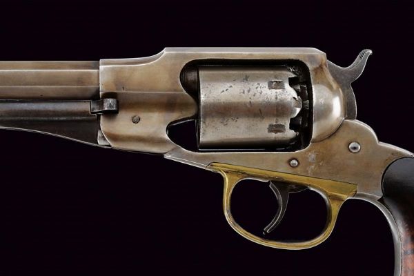 Remington-Rider D/A New Model Belt Revolver  - Asta Una Vasta Selezione di Armi da Fuoco Americane - Associazione Nazionale - Case d'Asta italiane