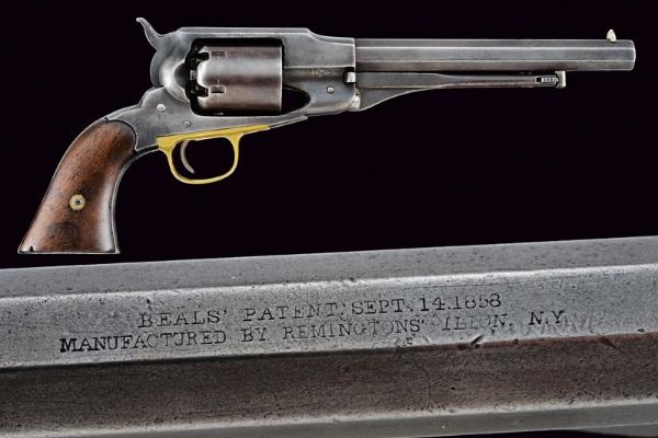 Remington-Beals Army Model Revolver  - Asta Una Vasta Selezione di Armi da Fuoco Americane - Associazione Nazionale - Case d'Asta italiane