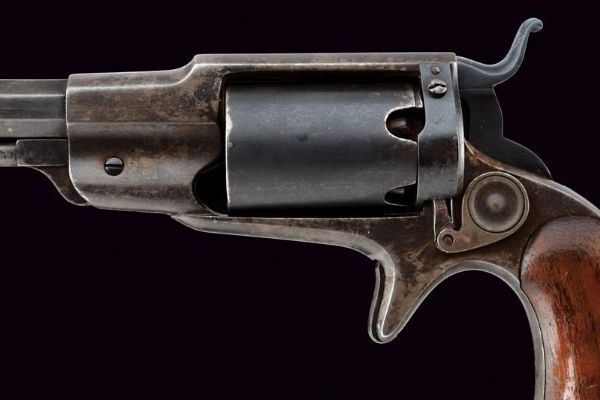 Rara Remington-Beals 3rd Model Pocket Revolver  - Asta Una Vasta Selezione di Armi da Fuoco Americane - Associazione Nazionale - Case d'Asta italiane