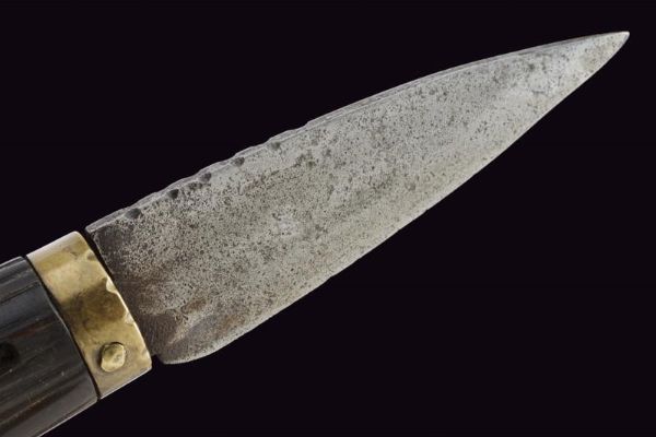 Raro coltello con forchetta  - Asta Una Vasta Selezione di Armi da Fuoco Americane - Associazione Nazionale - Case d'Asta italiane