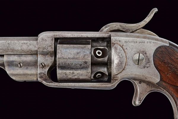 Raro e interessante C.S. Alsop Navy Model Revolver  - Asta Una Vasta Selezione di Armi da Fuoco Americane - Associazione Nazionale - Case d'Asta italiane