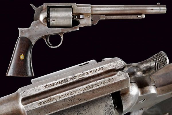 Austin T. Freeman Army Model Revolver  - Asta Una Vasta Selezione di Armi da Fuoco Americane - Associazione Nazionale - Case d'Asta italiane