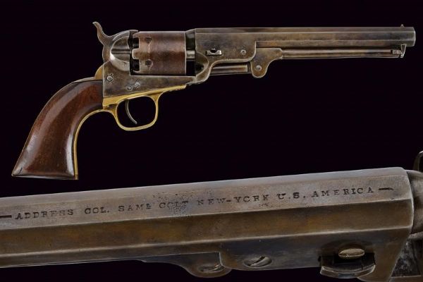 Colt Model 1851 Navy Revolver  - Asta Una Vasta Selezione di Armi da Fuoco Americane - Associazione Nazionale - Case d'Asta italiane