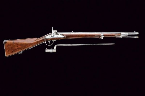 Extra Corps Gewehr Mod. 1854 Lorenz con baionetta  - Asta Una Vasta Selezione di Armi da Fuoco Americane - Associazione Nazionale - Case d'Asta italiane