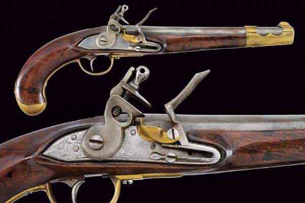 Pistola da cavalleria mod. 1798  - Asta Una Vasta Selezione di Armi da Fuoco Americane - Associazione Nazionale - Case d'Asta italiane