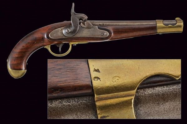 Pistola da cavalleria Mod. 1851  - Asta Una Vasta Selezione di Armi da Fuoco Americane - Associazione Nazionale - Case d'Asta italiane