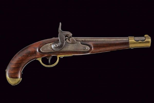 Pistola da cavalleria Mod. 1851  - Asta Una Vasta Selezione di Armi da Fuoco Americane - Associazione Nazionale - Case d'Asta italiane