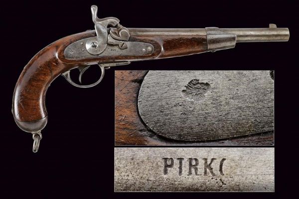 Pistola da cavalleria Lorenz Mod. 1862 di Pirko  - Asta Una Vasta Selezione di Armi da Fuoco Americane - Associazione Nazionale - Case d'Asta italiane