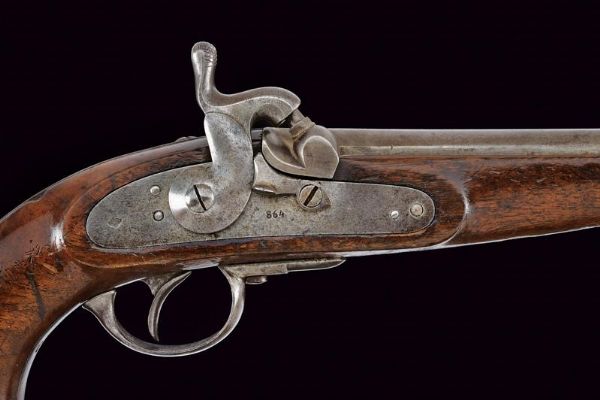 Pistola da cavalleria Lorenz Mod. 1862 di Pirko  - Asta Una Vasta Selezione di Armi da Fuoco Americane - Associazione Nazionale - Case d'Asta italiane