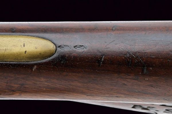 Fucile Brown Bess a pietra focaia con baionetta  - Asta Una Vasta Selezione di Armi da Fuoco Americane - Associazione Nazionale - Case d'Asta italiane