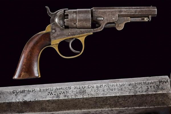 J.M. Cooper Navy Model Revolver  - Asta Una Vasta Selezione di Armi da Fuoco Americane - Associazione Nazionale - Case d'Asta italiane