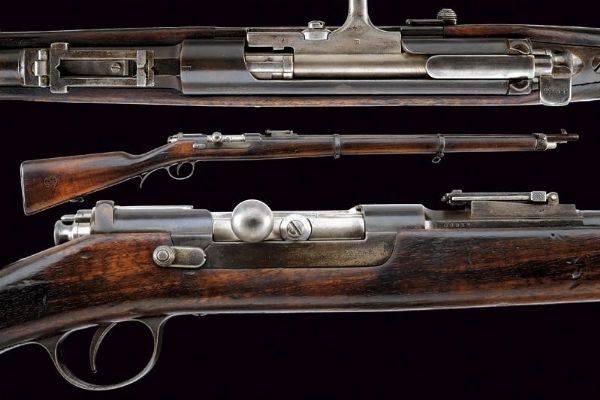 Fucile Kropatschek mod. 1886 Steyr  - Asta Una Vasta Selezione di Armi da Fuoco Americane - Associazione Nazionale - Case d'Asta italiane