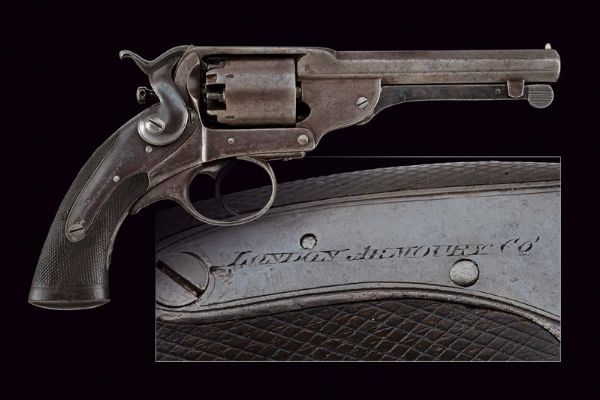 Revolver Kerr a luminello della London Armoury Company  - Asta Una Vasta Selezione di Armi da Fuoco Americane - Associazione Nazionale - Case d'Asta italiane