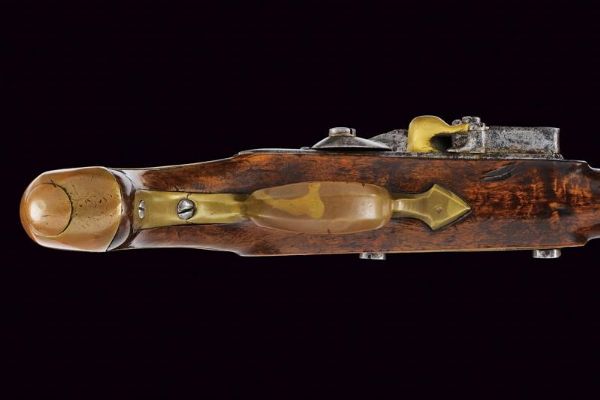 Pistola a pietra focaia da cavalleria di epoca Napoleonica  - Asta Una Vasta Selezione di Armi da Fuoco Americane - Associazione Nazionale - Case d'Asta italiane