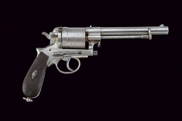 Revolver Gasser Mod. 1870 con fondina  - Asta Una Vasta Selezione di Armi da Fuoco Americane - Associazione Nazionale - Case d'Asta italiane