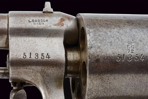 Revolver Gasser Mod. 1870  - Asta Una Vasta Selezione di Armi da Fuoco Americane - Associazione Nazionale - Case d'Asta italiane