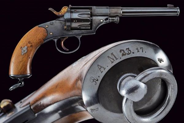 Reichsrevolver Mod. 1879  - Asta Una Vasta Selezione di Armi da Fuoco Americane - Associazione Nazionale - Case d'Asta italiane