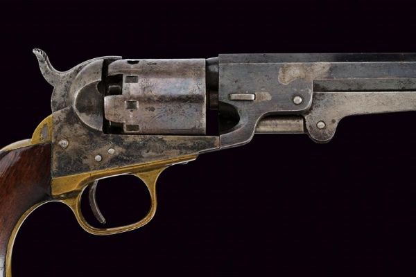 Manhattan 36 Caliber Revolver Navy Type  - Asta Una Vasta Selezione di Armi da Fuoco Americane - Associazione Nazionale - Case d'Asta italiane