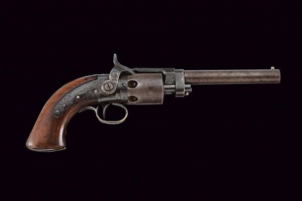 Raro Mass. Arms Co. Wesson & Leavitt Belt Revolver  - Asta Una Vasta Selezione di Armi da Fuoco Americane - Associazione Nazionale - Case d'Asta italiane