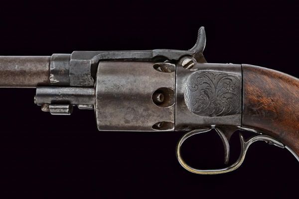 Raro Mass. Arms Co. Wesson & Leavitt Belt Revolver  - Asta Una Vasta Selezione di Armi da Fuoco Americane - Associazione Nazionale - Case d'Asta italiane