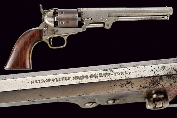 Metropolitan Arms Co. Navy Model Revolver  - Asta Una Vasta Selezione di Armi da Fuoco Americane - Associazione Nazionale - Case d'Asta italiane