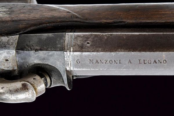 Carabina federale Mod. 1851 di Manzoni con baionetta  - Asta Una Vasta Selezione di Armi da Fuoco Americane - Associazione Nazionale - Case d'Asta italiane