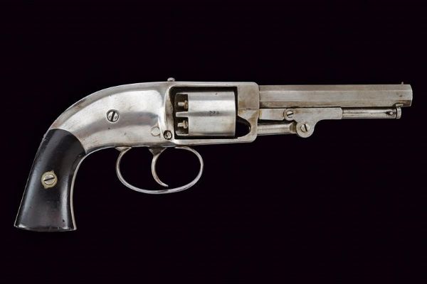 Raro C.S. Pettengill Navy Model Revolver  - Asta Una Vasta Selezione di Armi da Fuoco Americane - Associazione Nazionale - Case d'Asta italiane