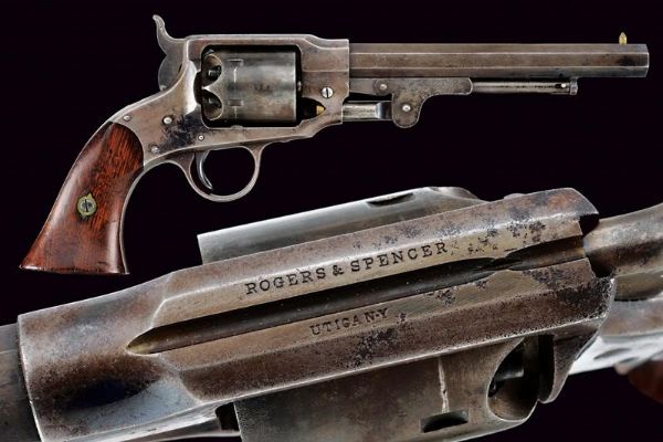 Rogers & Spencer Army Model Revolver  - Asta Una Vasta Selezione di Armi da Fuoco Americane - Associazione Nazionale - Case d'Asta italiane