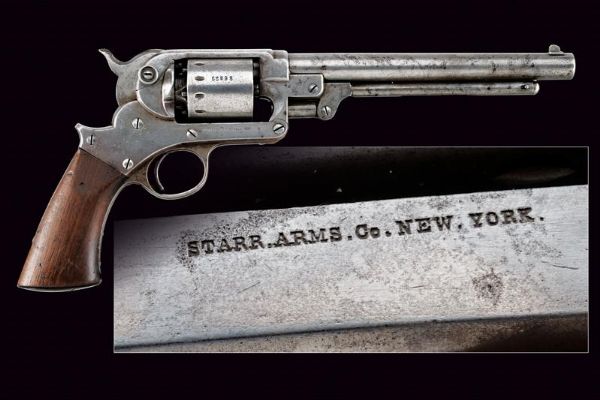 Starr Arms Co. S.A. 1863 Army Revolver  - Asta Una Vasta Selezione di Armi da Fuoco Americane - Associazione Nazionale - Case d'Asta italiane