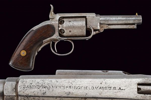 James Warner Pocket Model Revolver  - Asta Una Vasta Selezione di Armi da Fuoco Americane - Associazione Nazionale - Case d'Asta italiane