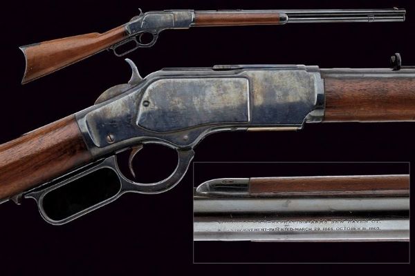 Winchester Model 1873 Rifle  - Asta Una Vasta Selezione di Armi da Fuoco Americane - Associazione Nazionale - Case d'Asta italiane