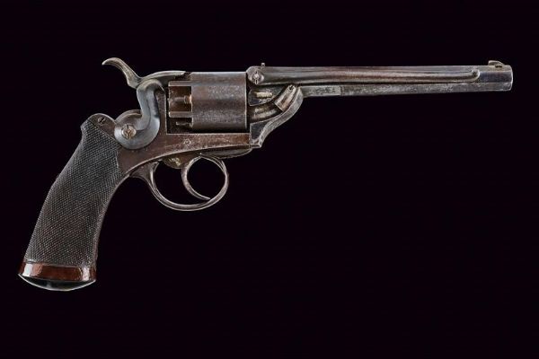 Raro revolver a luminello P.J. Fagard  - Asta Una Vasta Selezione di Armi da Fuoco Americane - Associazione Nazionale - Case d'Asta italiane