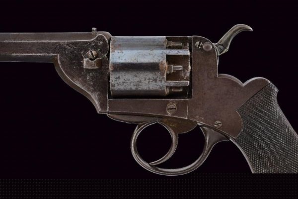 Raro revolver a luminello P.J. Fagard  - Asta Una Vasta Selezione di Armi da Fuoco Americane - Associazione Nazionale - Case d'Asta italiane