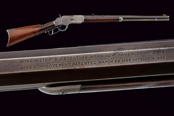 Winchester Model 1873 Rifle  - Asta Una Vasta Selezione di Armi da Fuoco Americane - Associazione Nazionale - Case d'Asta italiane