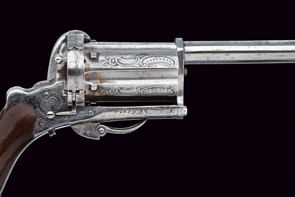 Pepperbox revolver a spillo  - Asta Una Vasta Selezione di Armi da Fuoco Americane - Associazione Nazionale - Case d'Asta italiane