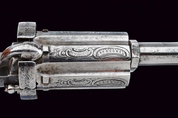 Pepperbox revolver a spillo  - Asta Una Vasta Selezione di Armi da Fuoco Americane - Associazione Nazionale - Case d'Asta italiane