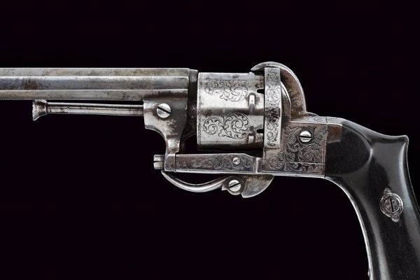 Bel revolver a spillo  - Asta Una Vasta Selezione di Armi da Fuoco Americane - Associazione Nazionale - Case d'Asta italiane