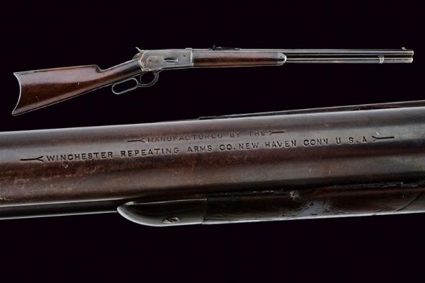 Winchester Model 1886 Rifle  - Asta Una Vasta Selezione di Armi da Fuoco Americane - Associazione Nazionale - Case d'Asta italiane