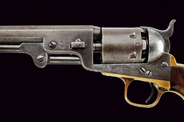 A Colt Model 1851 Navy Revolver  - Asta Una Vasta Selezione di Armi da Fuoco Americane - Associazione Nazionale - Case d'Asta italiane