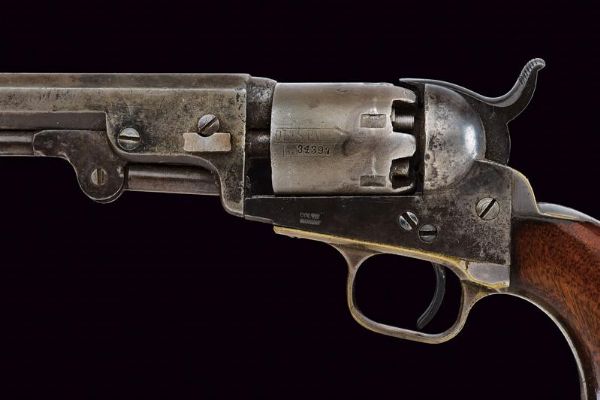 Colt Model 1849 Pocket Revolver in cassetta  - Asta Una Vasta Selezione di Armi da Fuoco Americane - Associazione Nazionale - Case d'Asta italiane