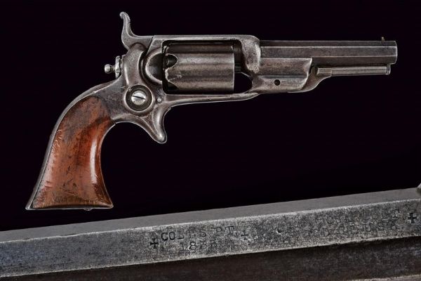 Colt Model 1855 Sidehammer Pocket Revolver Root Model  - Asta Una Vasta Selezione di Armi da Fuoco Americane - Associazione Nazionale - Case d'Asta italiane