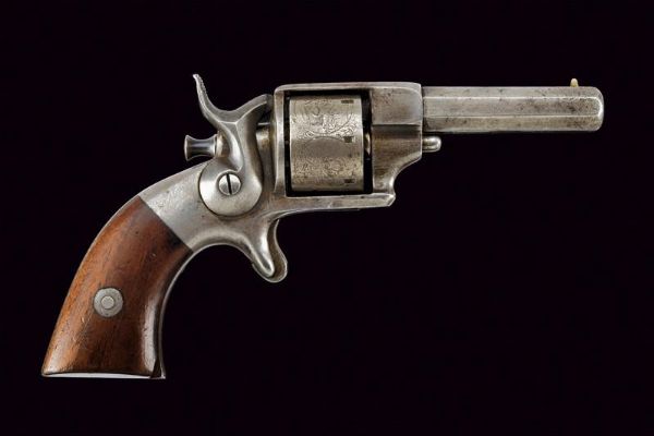 Allen 22 Sidehammer rimfire revolver  - Asta Una Vasta Selezione di Armi da Fuoco Americane - Associazione Nazionale - Case d'Asta italiane