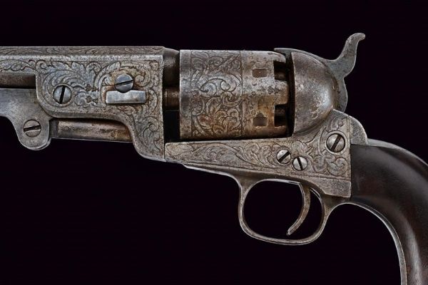 Revolver sul tipo Colt di C. Clement  - Asta Una Vasta Selezione di Armi da Fuoco Americane - Associazione Nazionale - Case d'Asta italiane