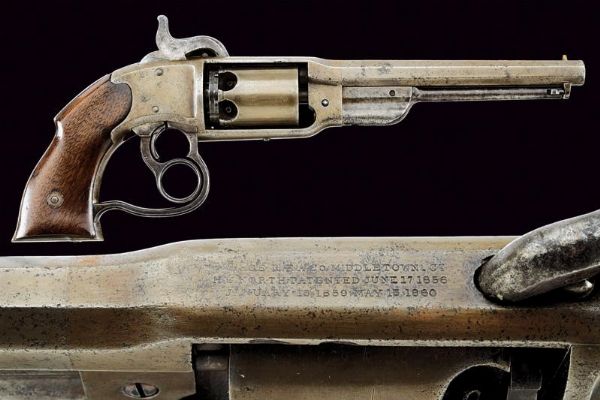 Savage Revolving Fire-Arms Co. Navy Revolver  - Asta Una Vasta Selezione di Armi da Fuoco Americane - Associazione Nazionale - Case d'Asta italiane