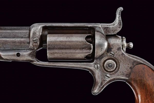 Colt Model 1855 Sidehammer Pocket Revolver Root Model  - Asta Una Vasta Selezione di Armi da Fuoco Americane - Associazione Nazionale - Case d'Asta italiane