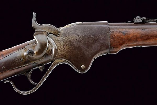 Spencer Repeating Carbine model 1865  - Asta Una Vasta Selezione di Armi da Fuoco Americane - Associazione Nazionale - Case d'Asta italiane