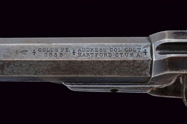 Colt Model 1855 Sidehammer Pocket Revolver Root Model  - Asta Una Vasta Selezione di Armi da Fuoco Americane - Associazione Nazionale - Case d'Asta italiane